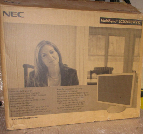 Nec multisync lcd2470wvx - nec, 24"